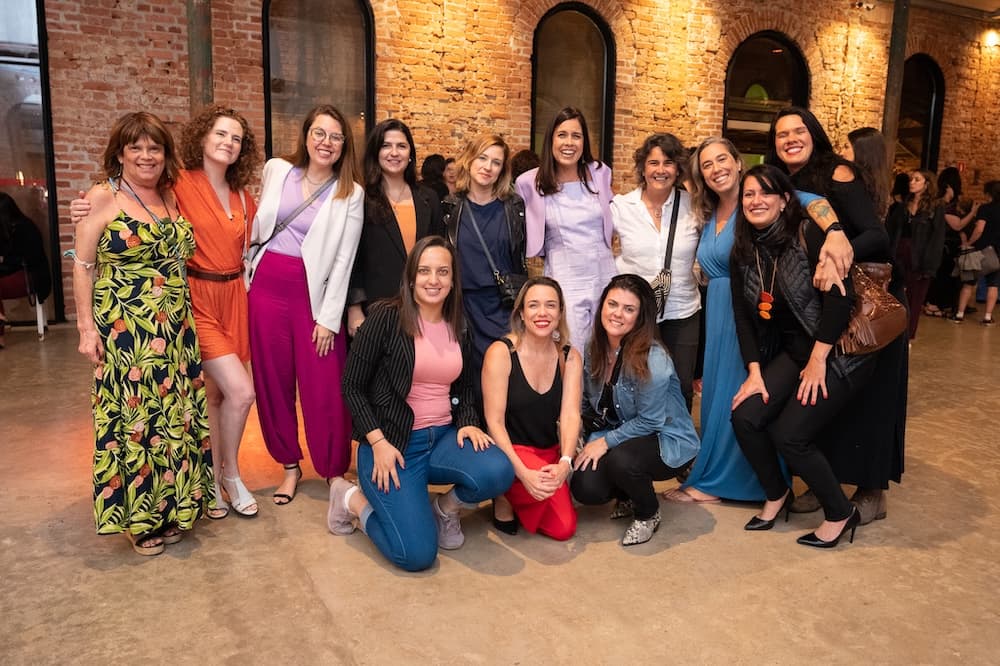 Mulheres empreendedoras no lançamento de Inovar é um Parto