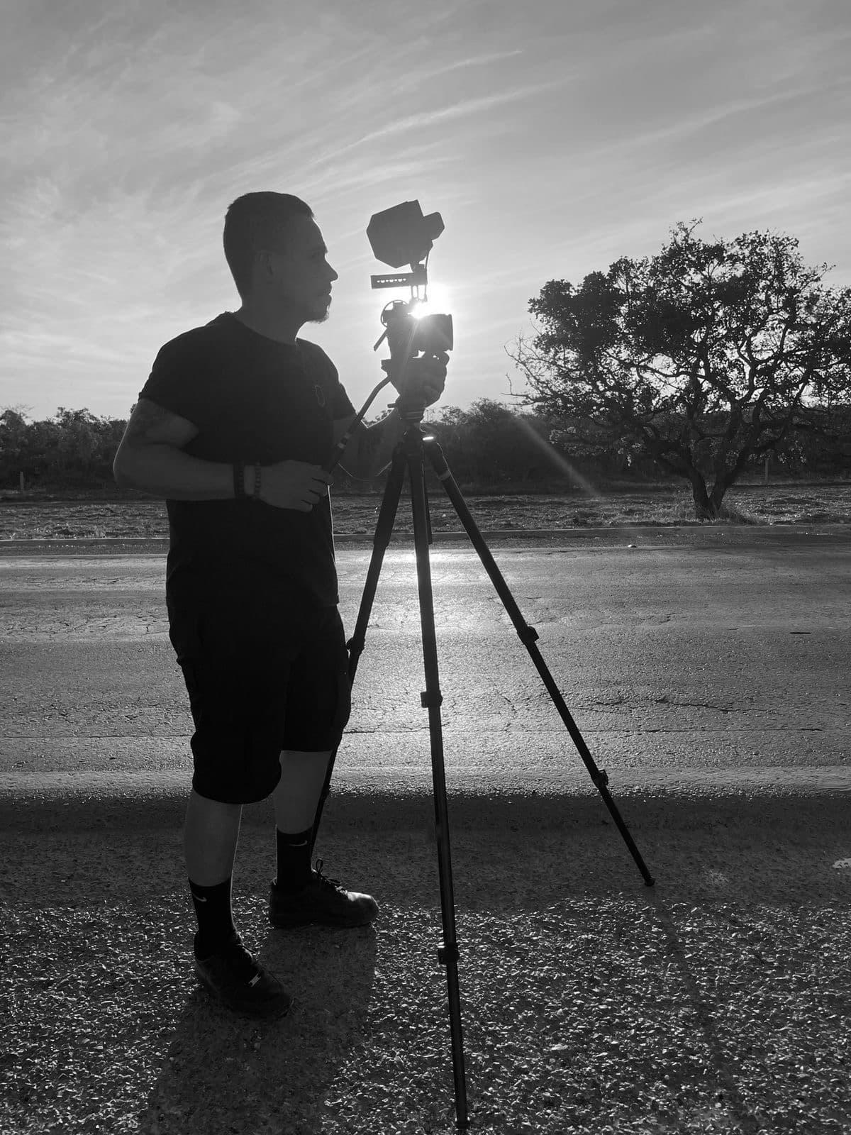 Foto de José Gomes, operador de câmera